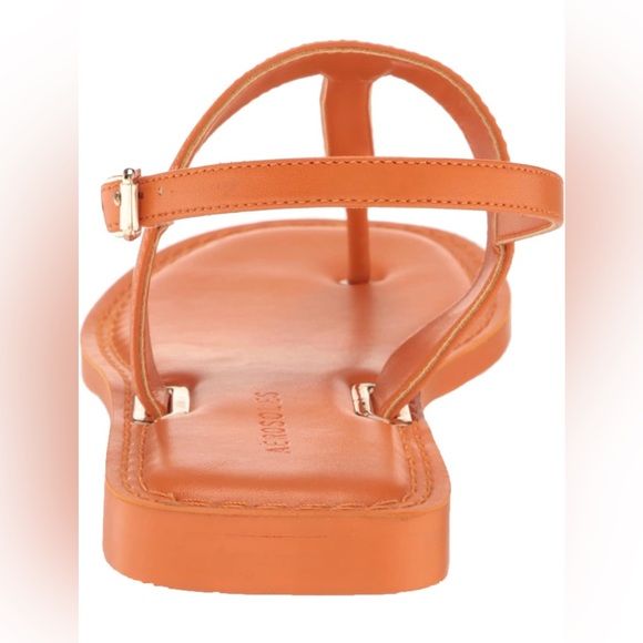 NIB &129 MSRP Aerosoles Women’s Cherry Flat Sandals in Mandarin Orange Size 5.5 main image 6